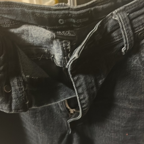 Men’s fried denim 36x30 black denim jeans slim style - Picture 4 of 9